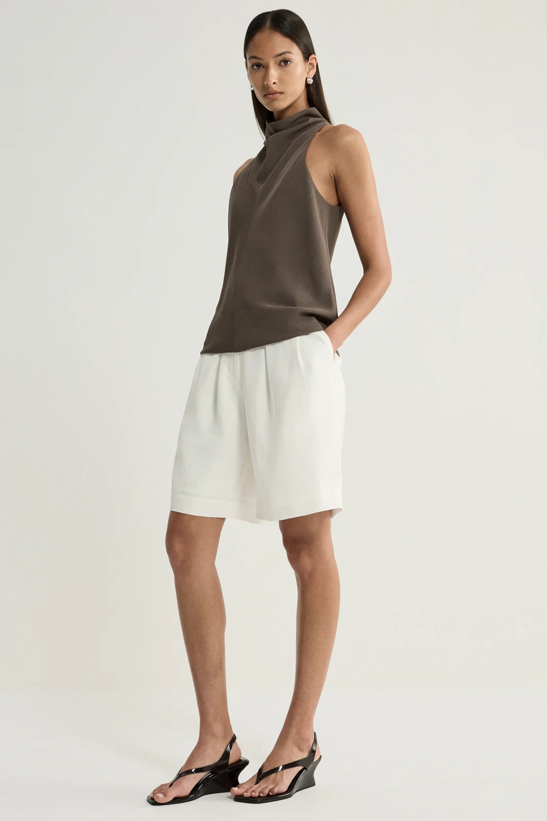Elka Collective Margot Top - Taupe
