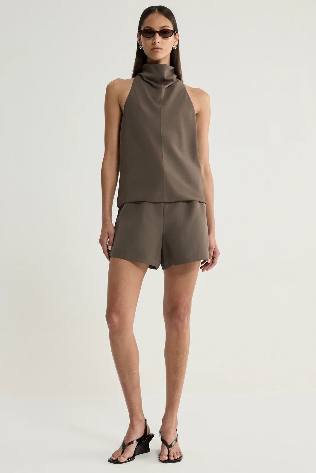 Elka Collective Margot Top - Taupe
