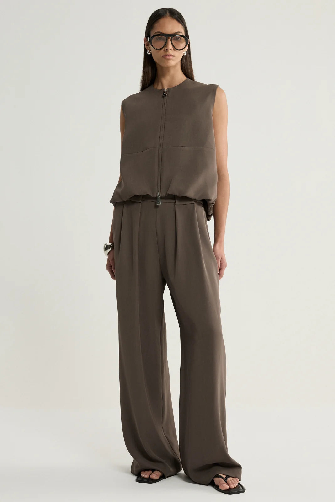 Elka Collective Margot Vest - Taupe