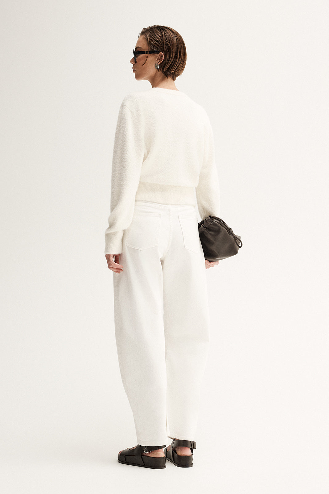 Elka Collective Posie Knit Cardigan - White