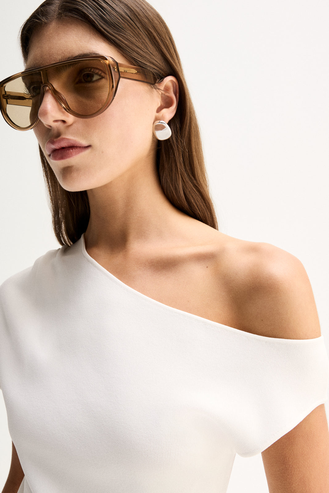 Elka Collective Talia Knit Top - White