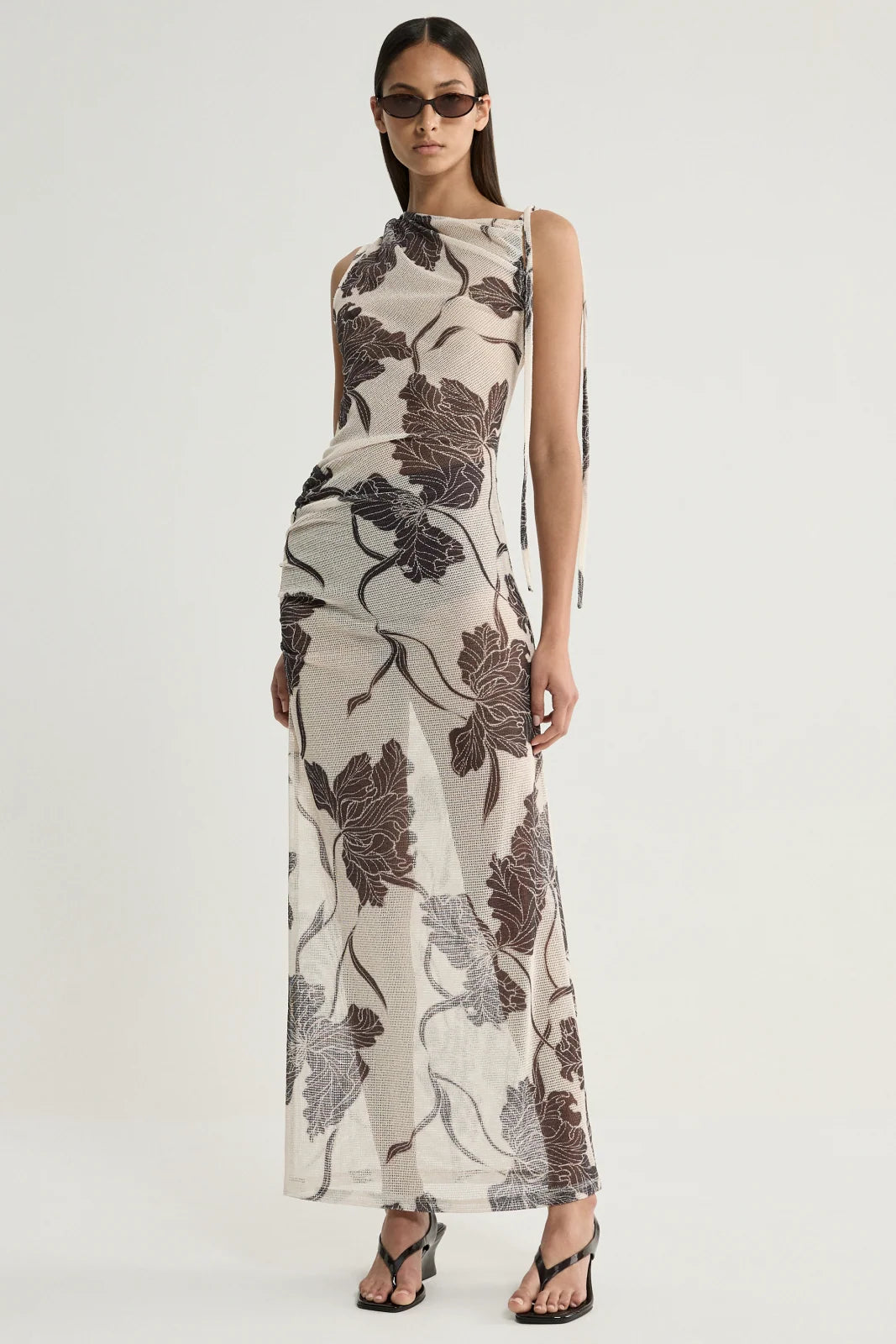 Elka Collective Valerie Dress - Ecru Floral