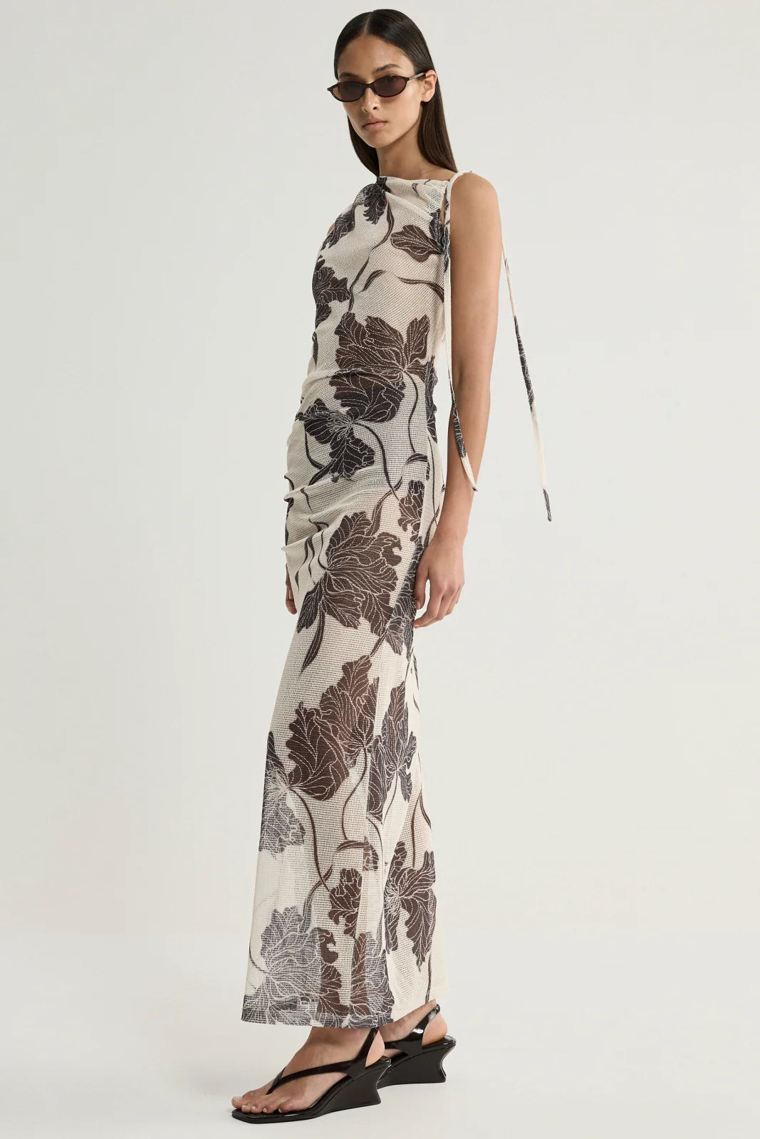 Elka Collective Valerie Dress - Ecru Floral
