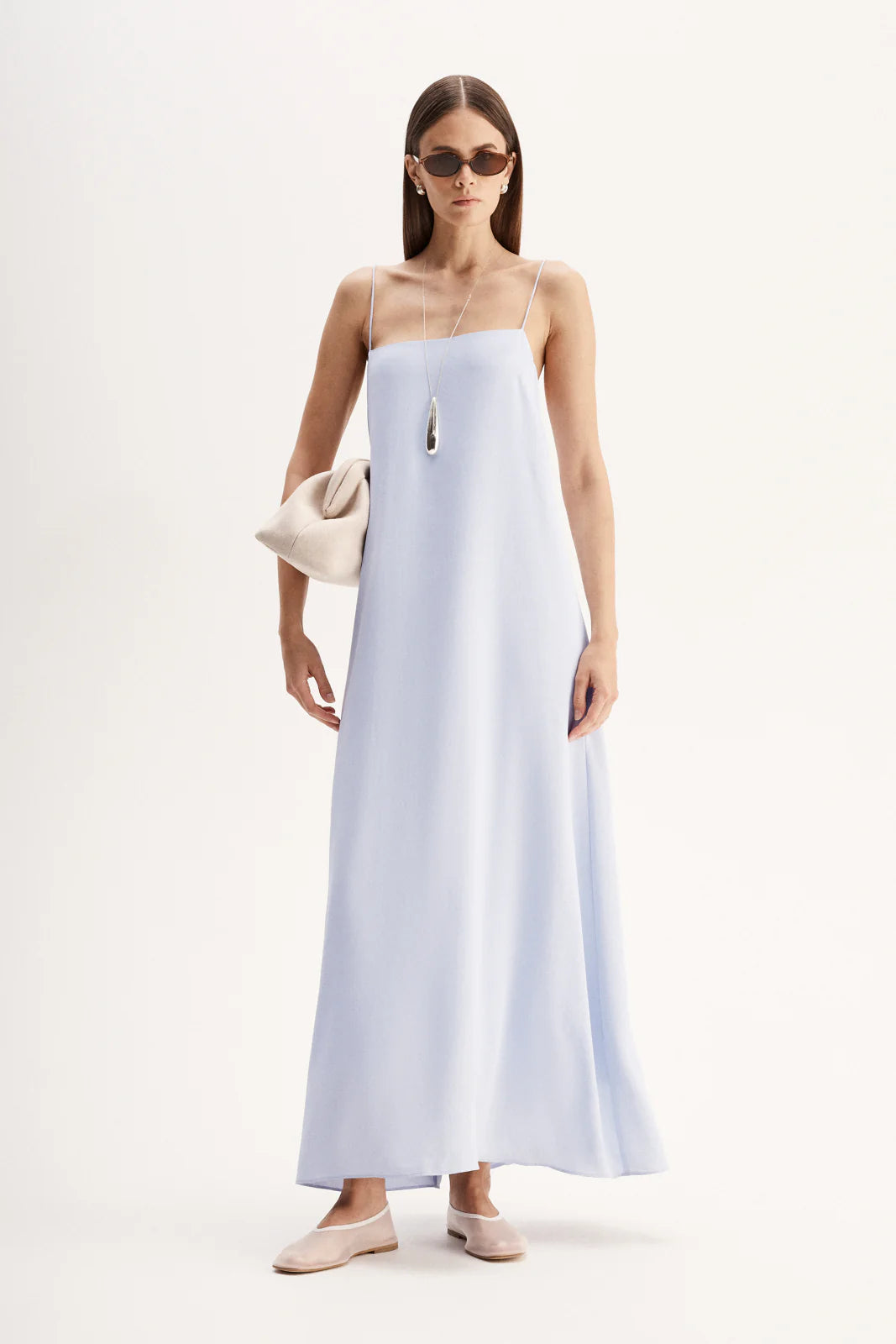 Elka Collective Wren Maxi Dress - Soft Blue
