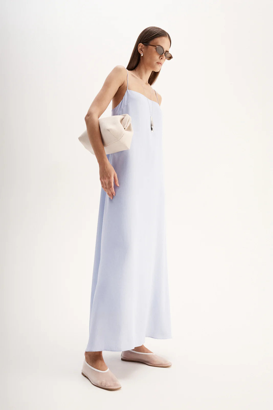 Elka Collective Wren Maxi Dress - Soft Blue