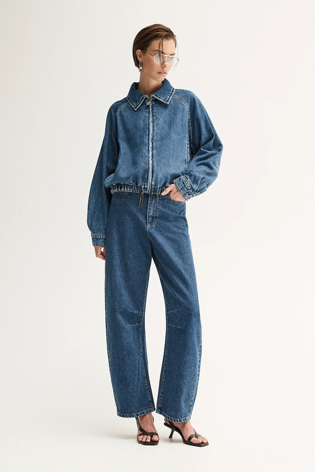 Elka Collective Addison Denim Jacket - Dark Indigo