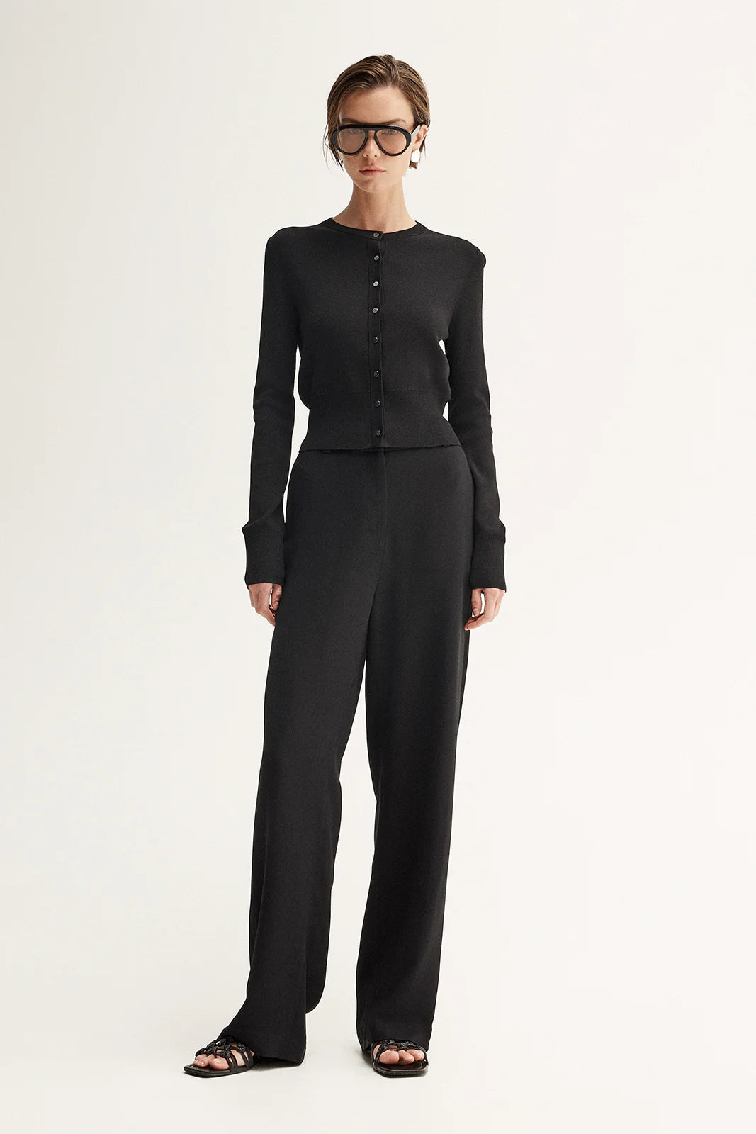 Elka Collective Penny Knit Cardigan - Black