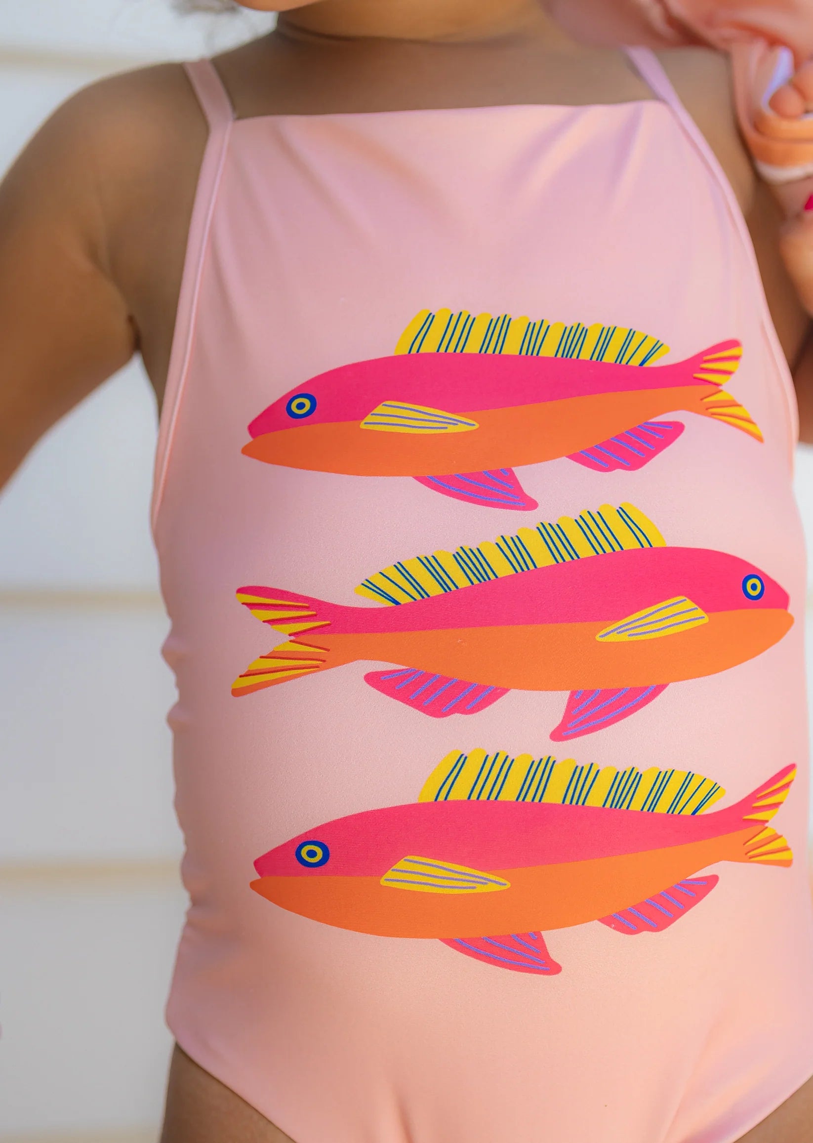 En. The Label Coral Fish Short Sleeve Swimsuit