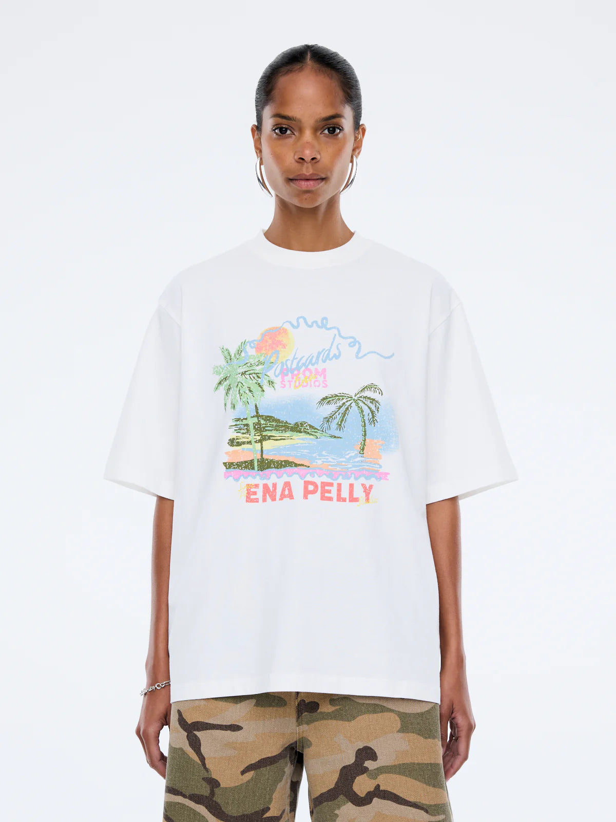 Ena Pelly Riviera Watercolour Tee
