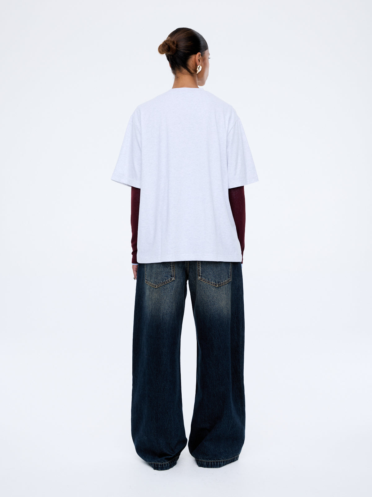 Ena Pelly Studios Melb Tee - White/Marle