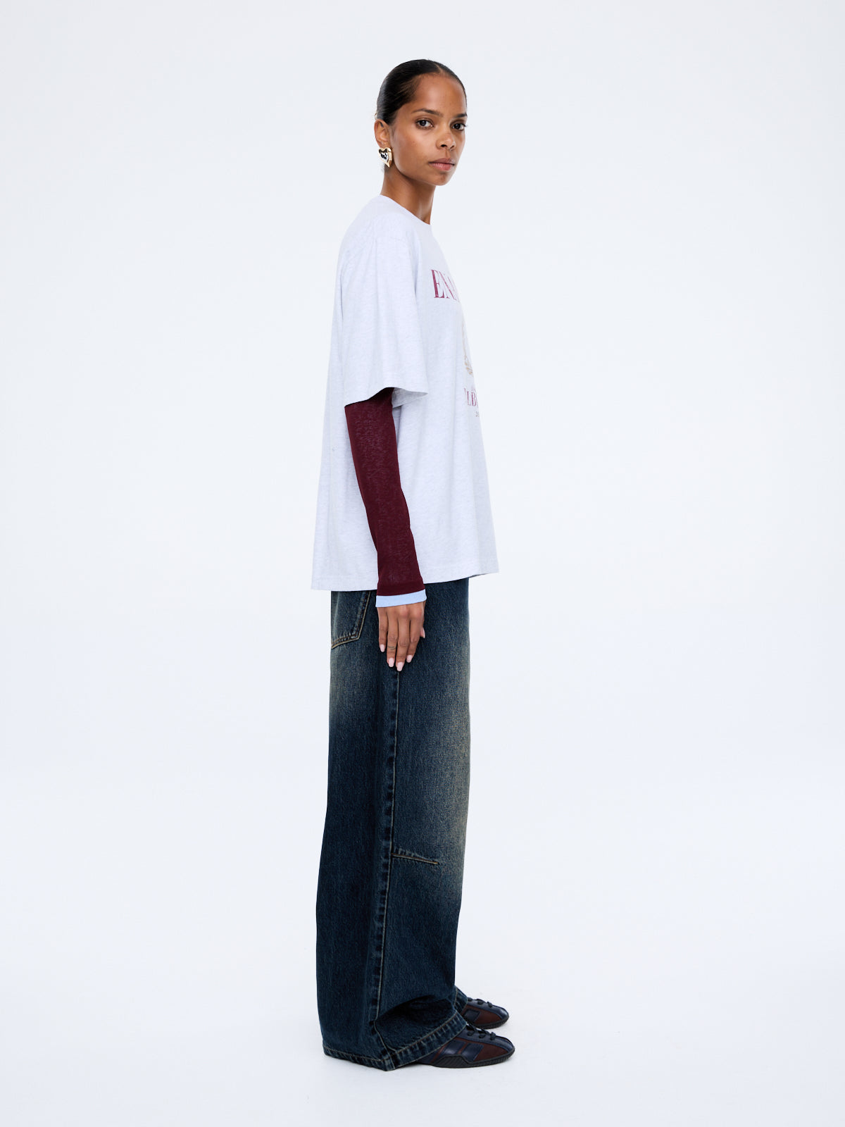 Ena Pelly Studios Melb Tee - White/Marle