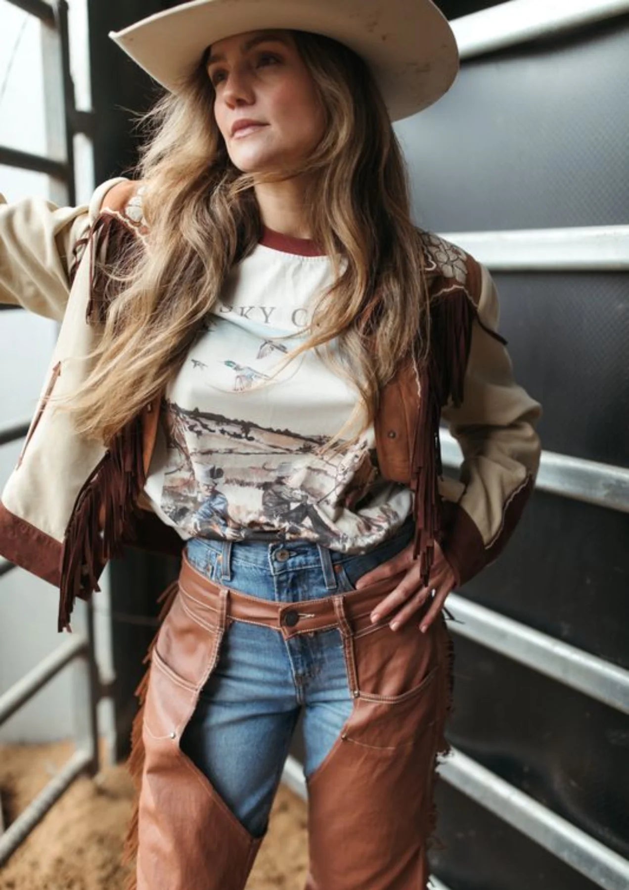 FAR MER. By Whitney Cowboy Camp Crew Tee