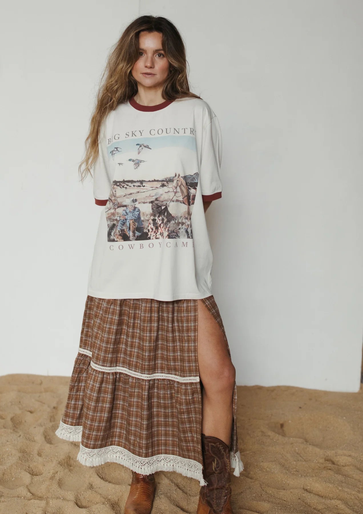 FAR MER. By Whitney Cowboy Camp Crew Tee