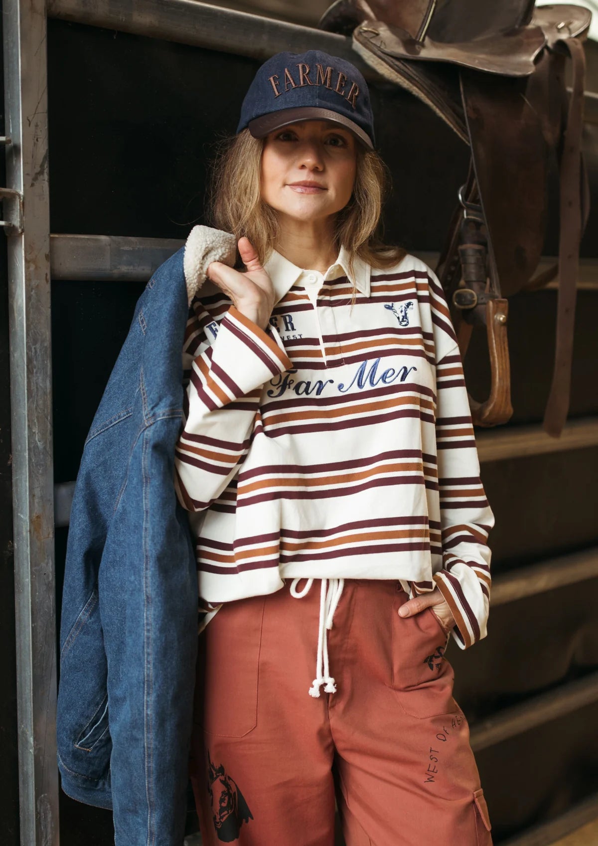 FAR MER. By Whitney Ranchhand Jersey Polo