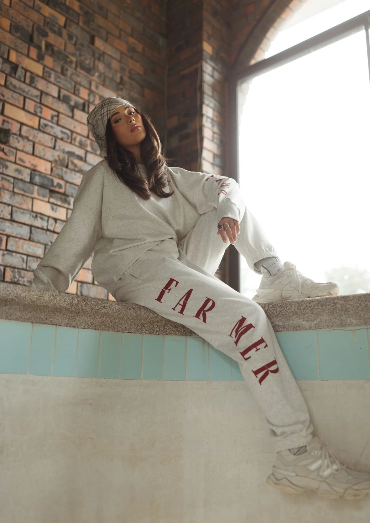 FAR MER By Whitney Bronc Patch Track Pant