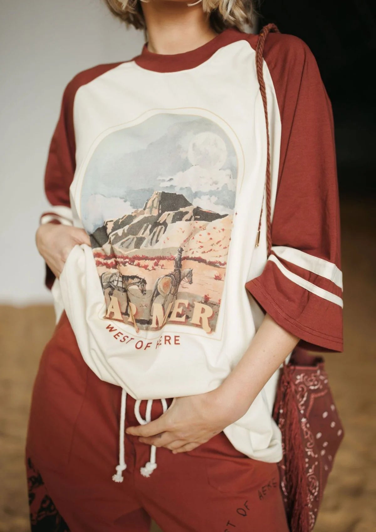FAR MER West Of Here Raglan Tee - COMING SOON
