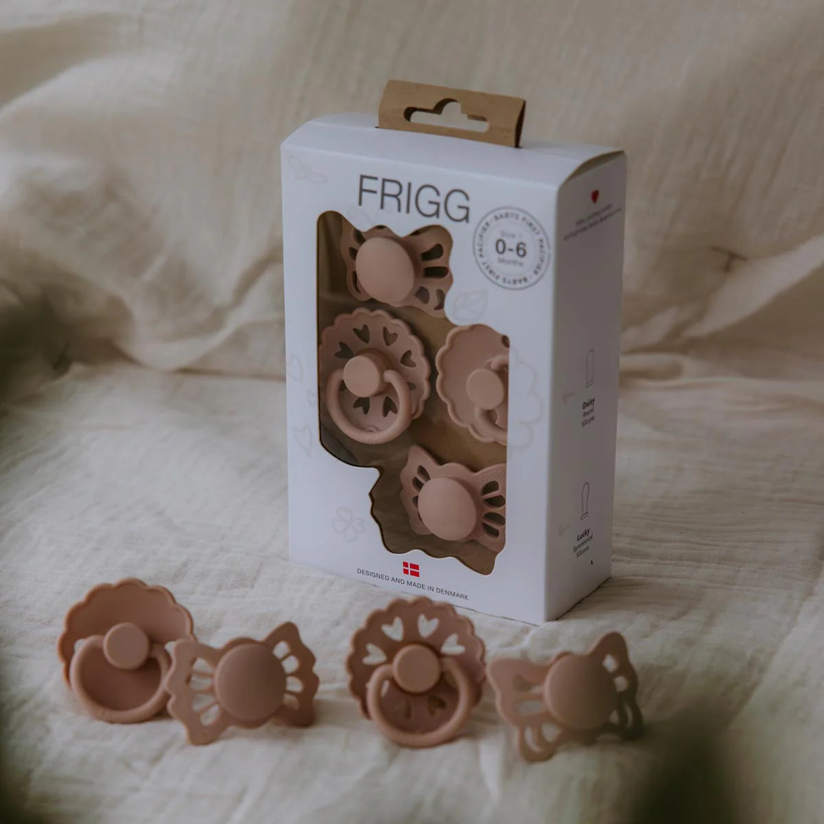 Frigg Baby's First Pacifier - Blush