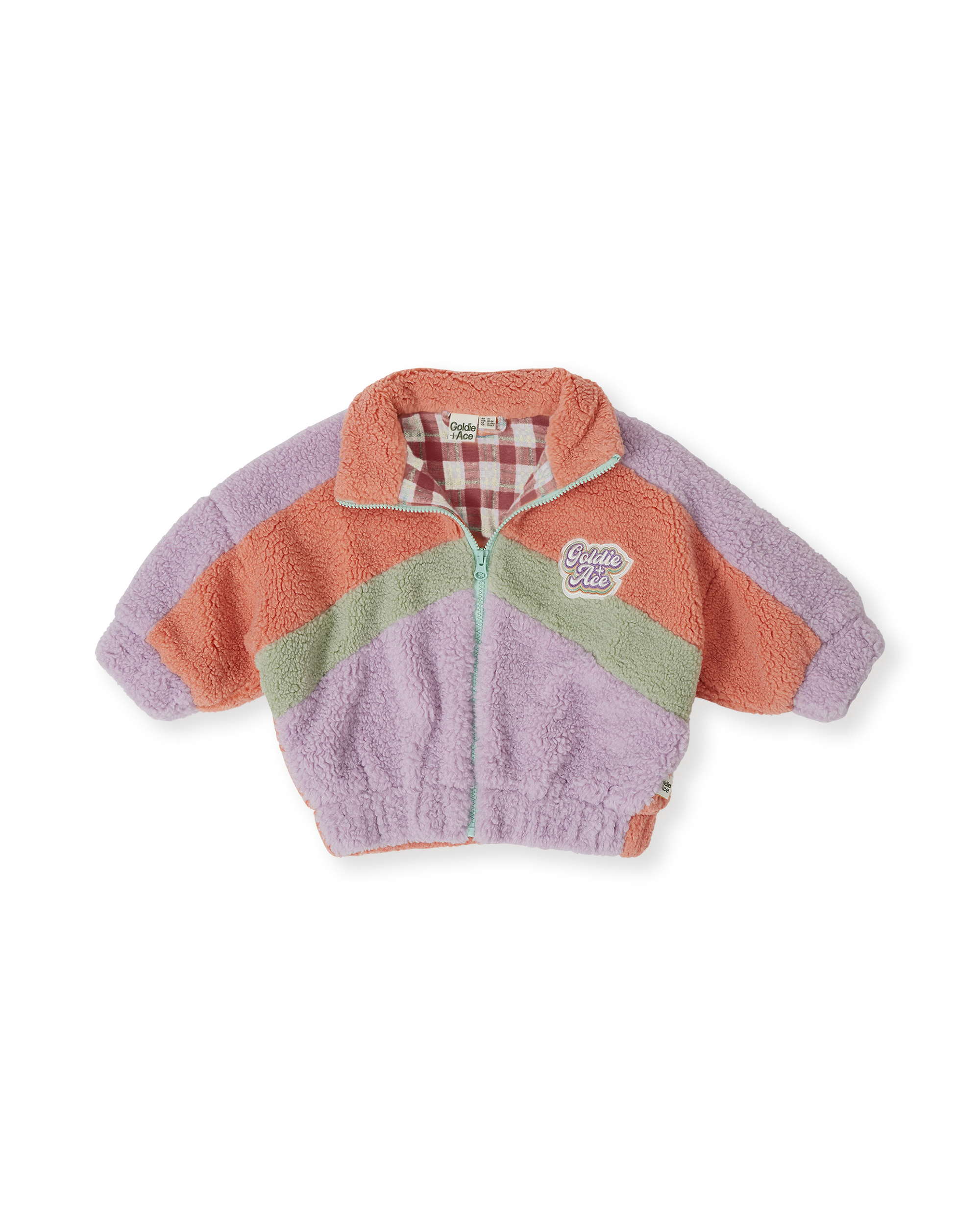 Goldie + Ace Frankie Sherpa Jacket - Lilac