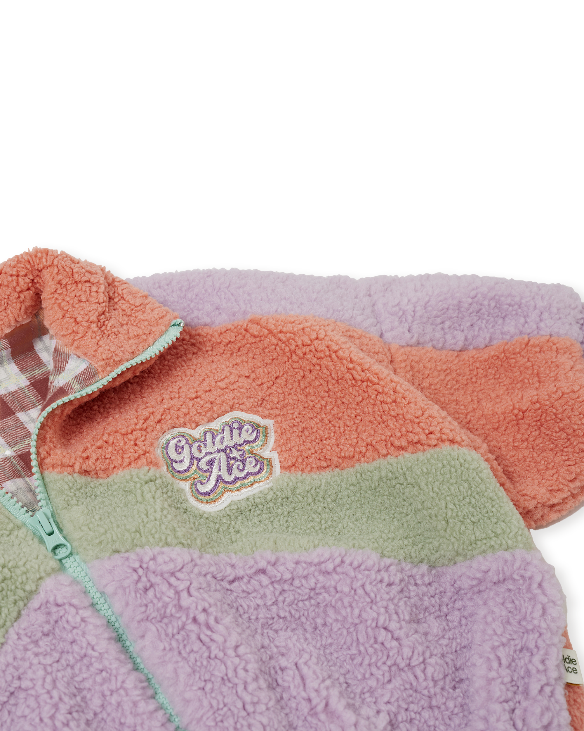 Goldie + Ace Frankie Sherpa Jacket - Lilac