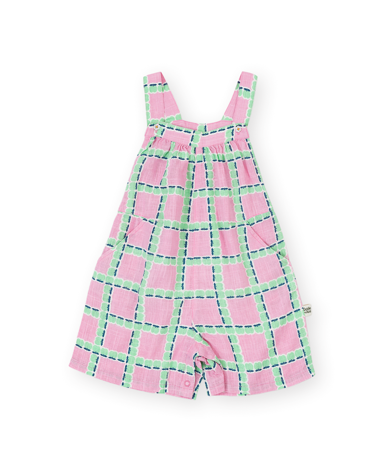 Goldie + Ace Apple Check Jumpsuit - Pink