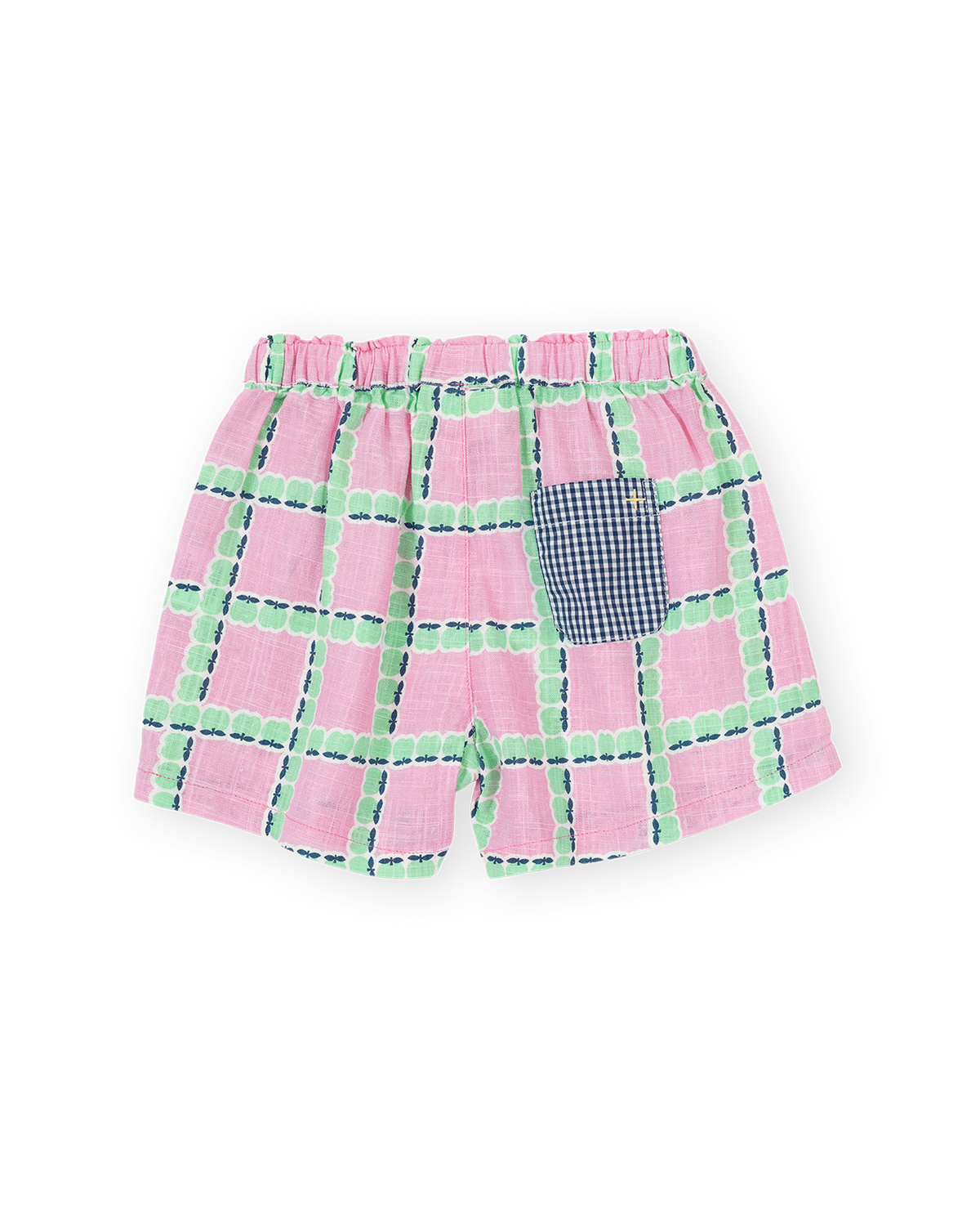 Goldie + Ace Apple Check Shorts - Pink