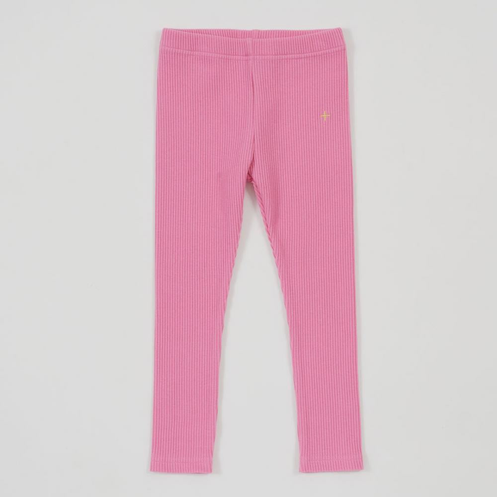 Goldie + Ace Bowie Rib Legging - Deep Pink