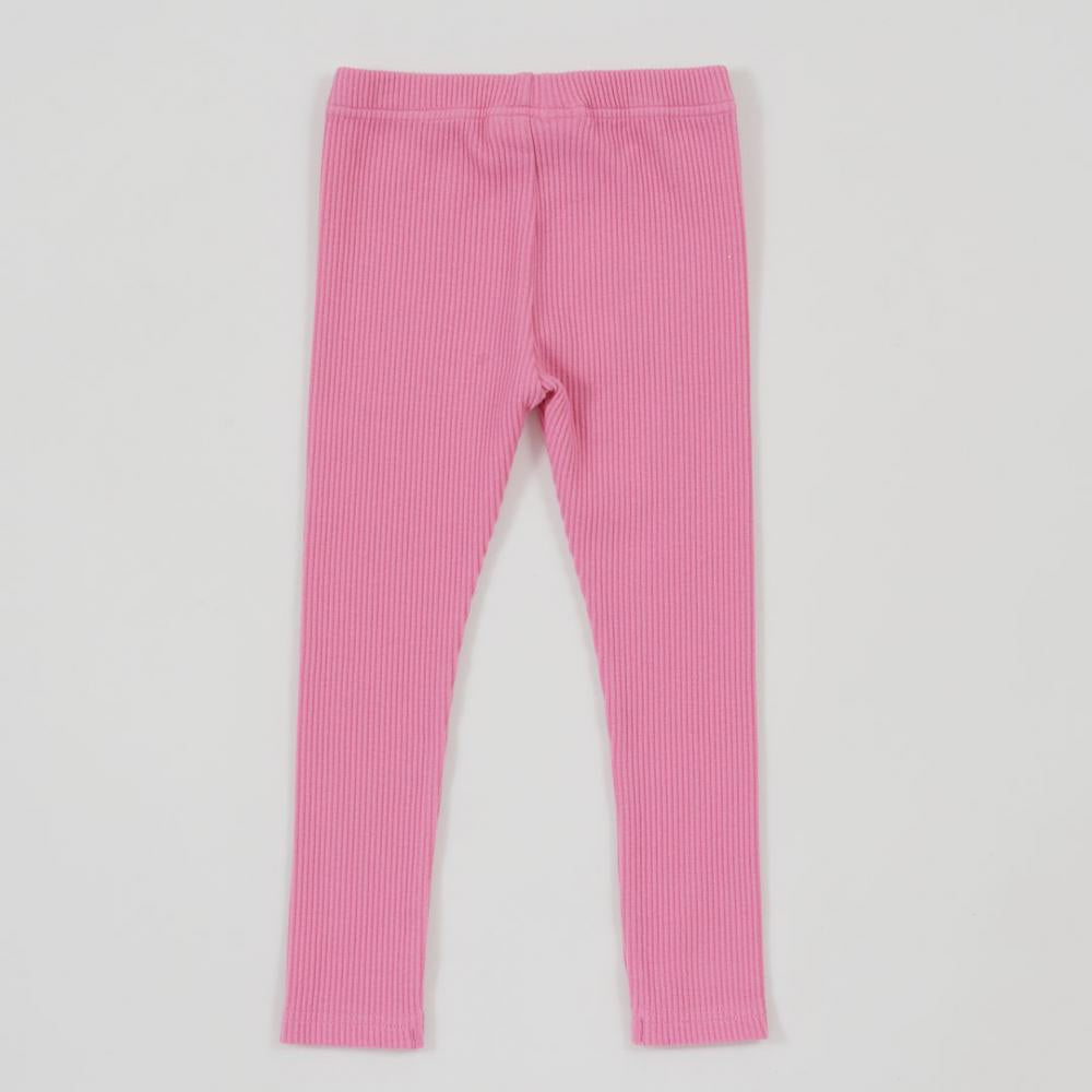 Goldie + Ace Bowie Rib Legging - Deep Pink