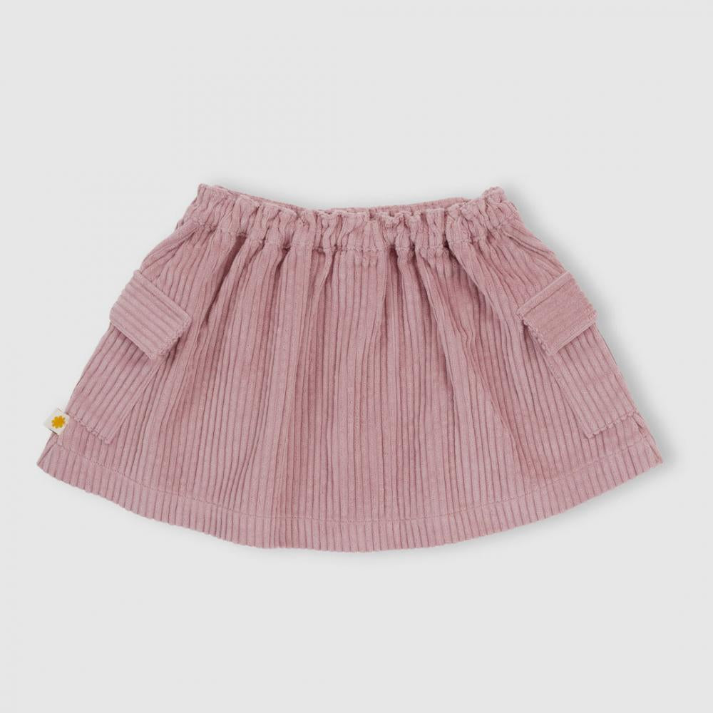 Goldie + Ace Corduroy Pocket Skirt - Dusty Pink