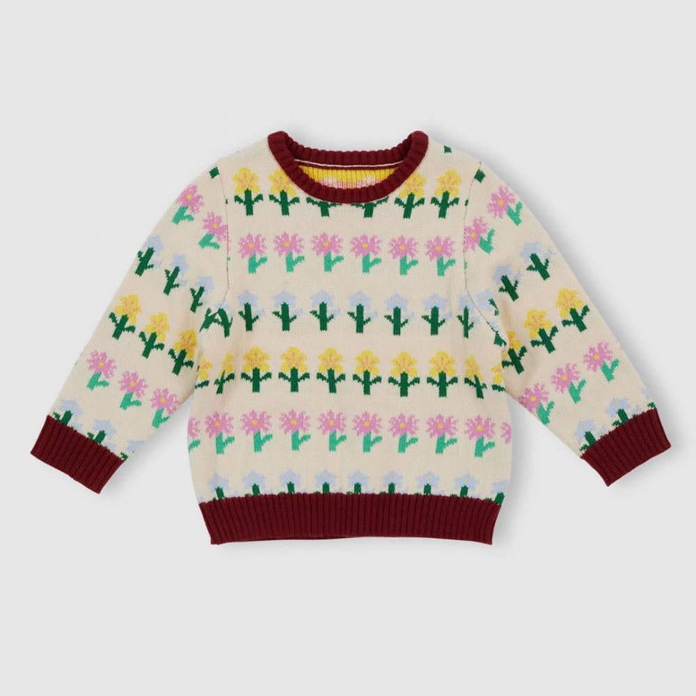 Goldie + Ace Flower Garden Knit Jumper
