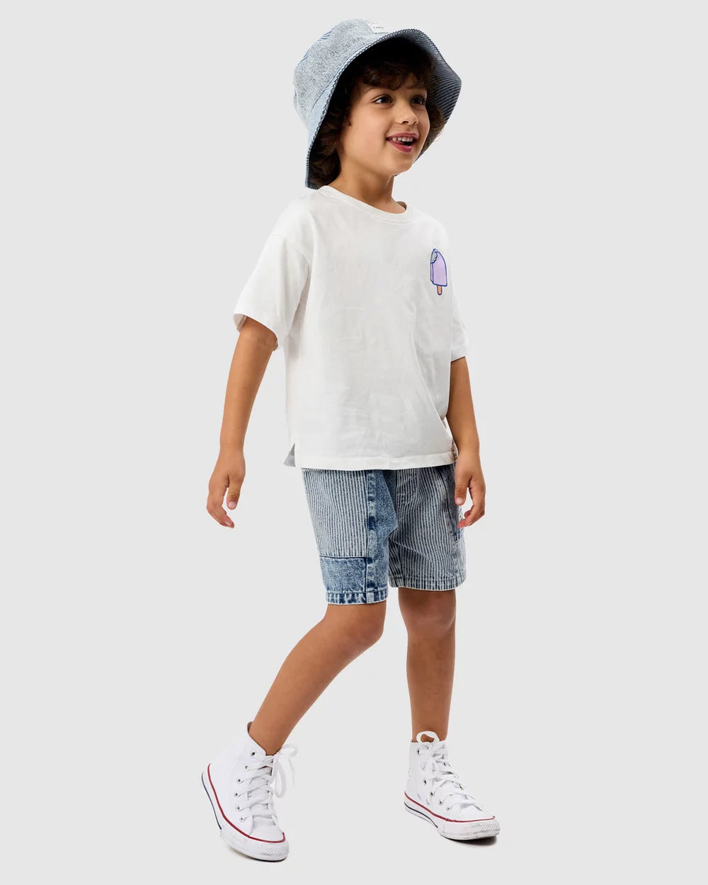 Goldie + Ace Railroad Denim Bucket Hat