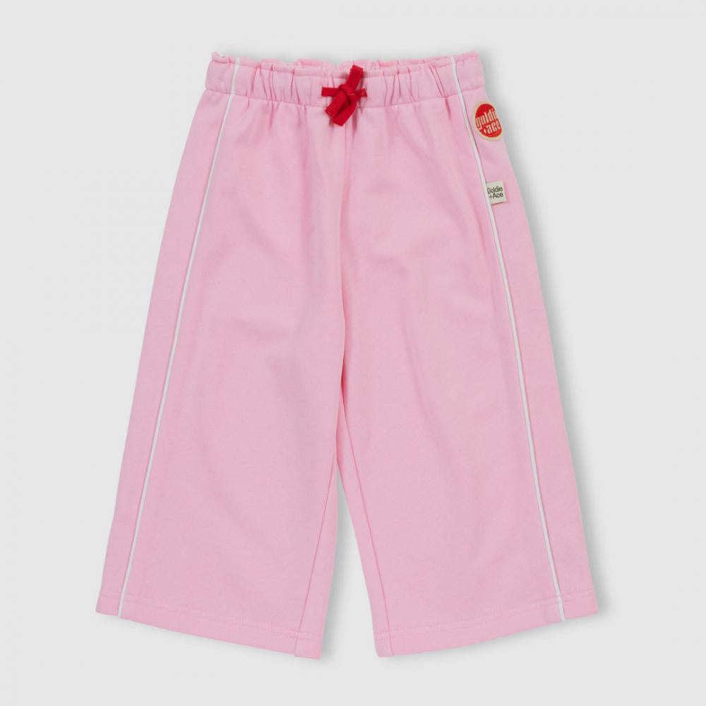 Goldie + Ace Wide Leg Piped Sweatpants