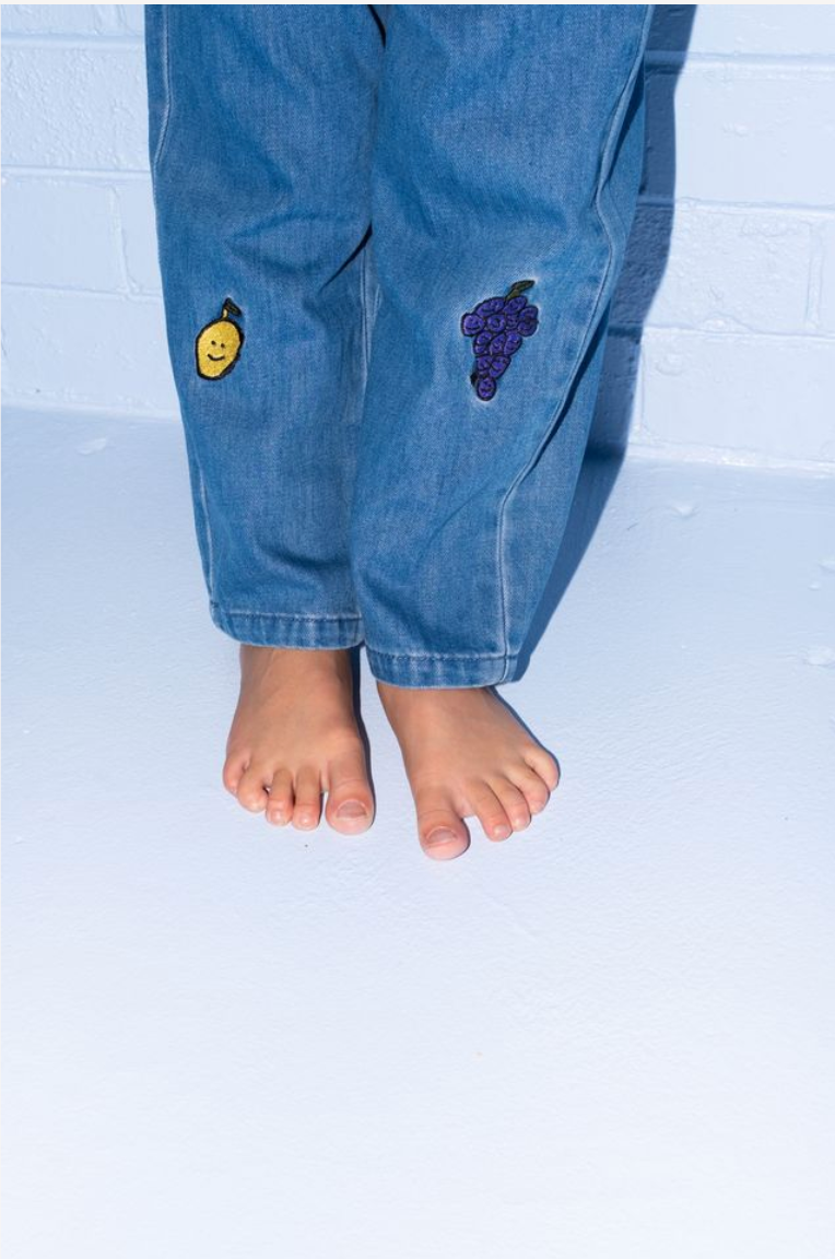 Grown Fruit Salad Denim Pants