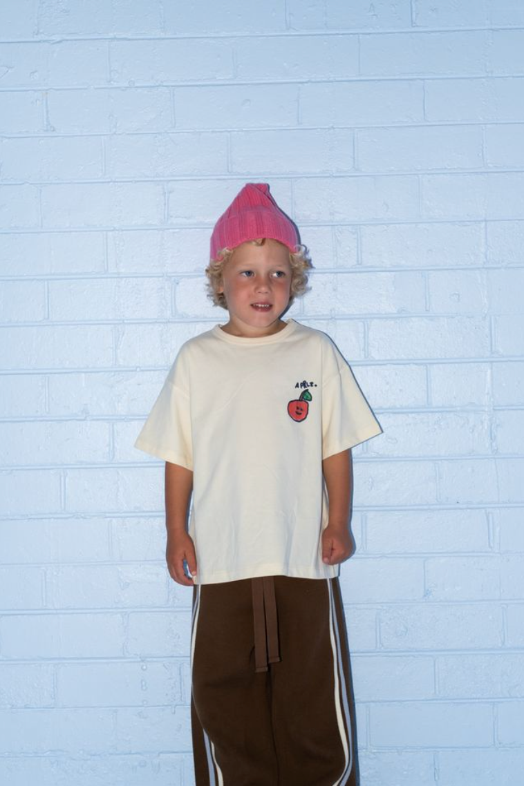 Grown Organic Fruit Salad Tee - Milk