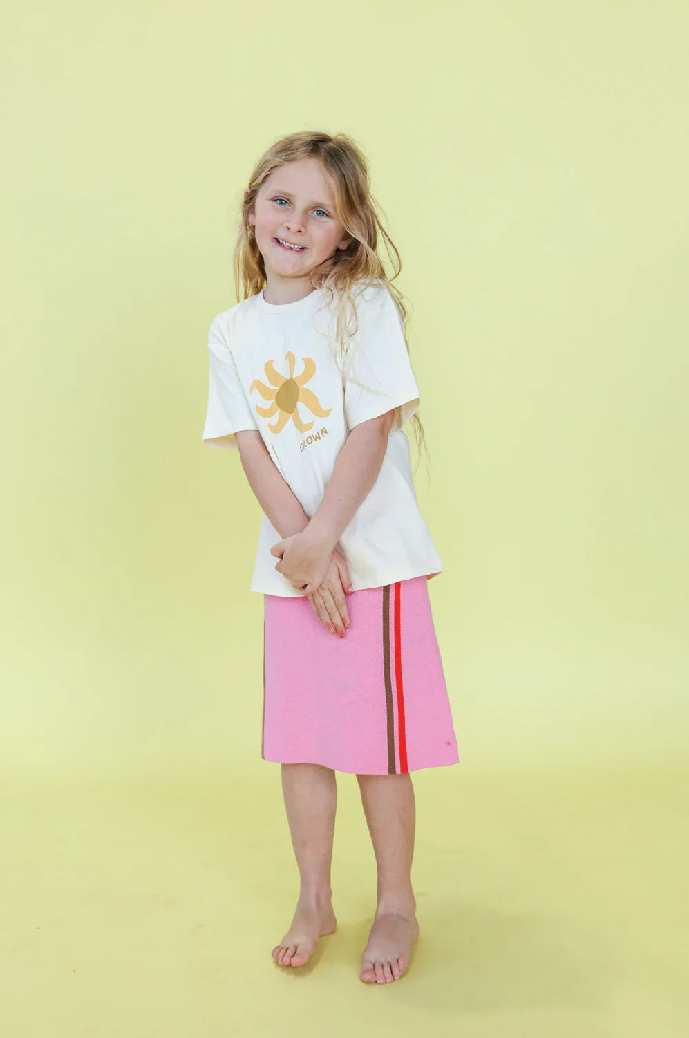 Grown Organic Milano Knit Midi Skirt