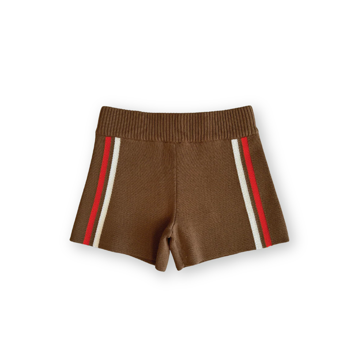 Grown Organic Milano Knit Shorts - Brownie