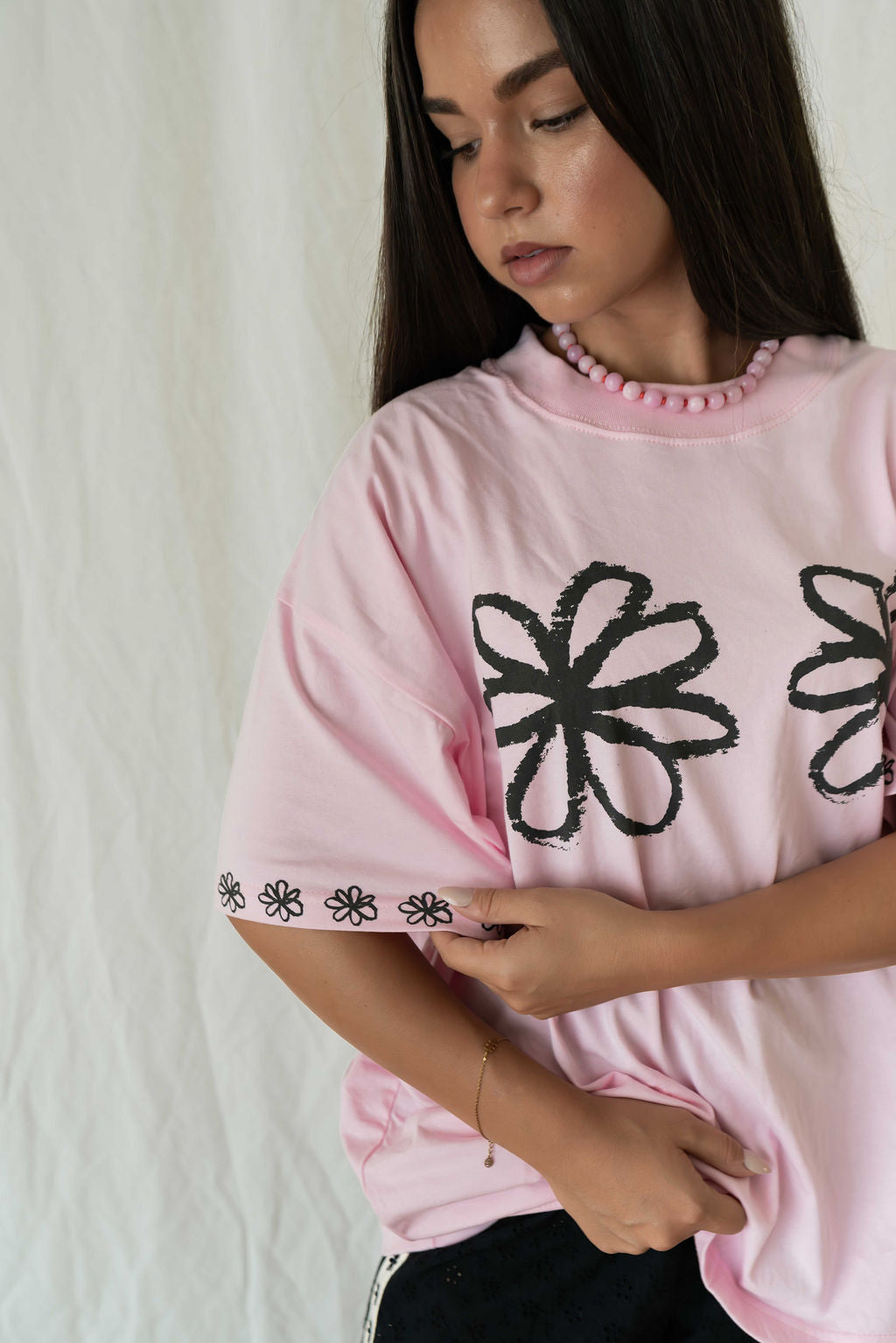 Hall Store Bloom Tee - Pink