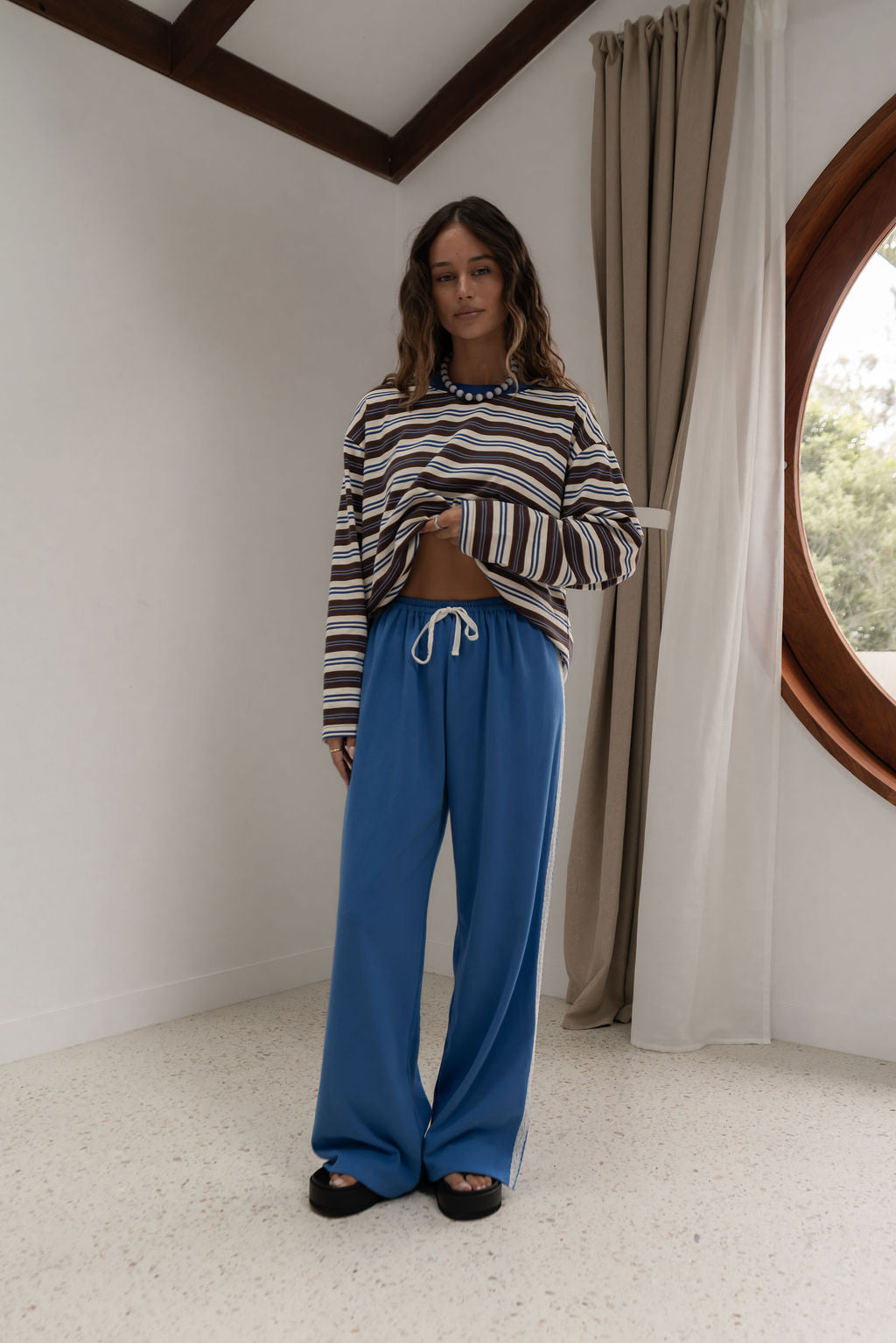 Hall Store Bobbi Lace Pant - Cobalt