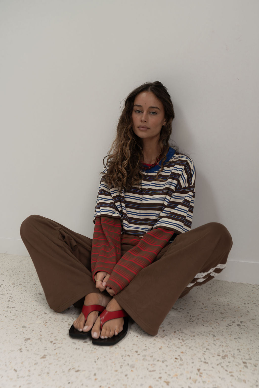 Hall Store Bobbi Lace Pant - Cacao