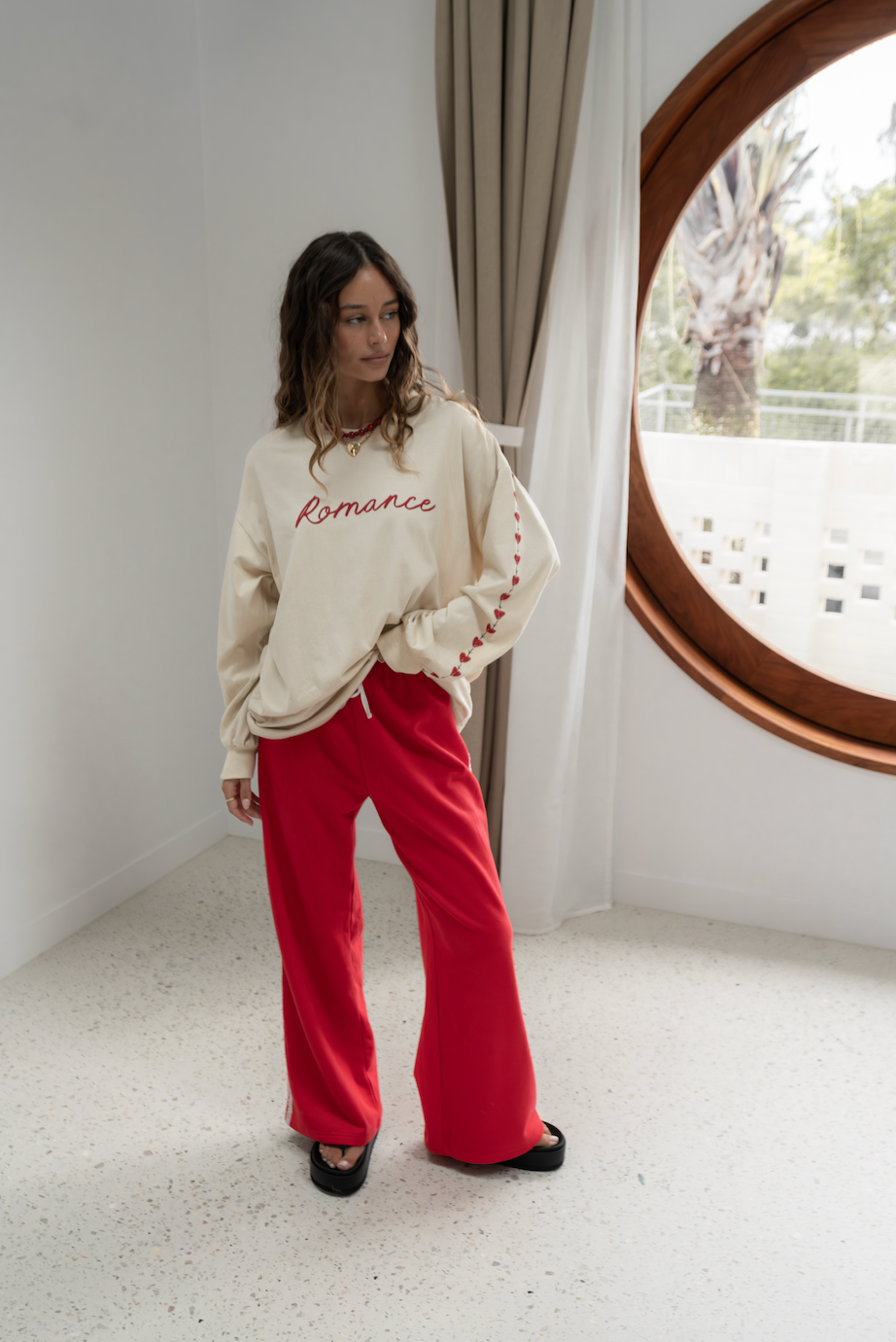 Hall Store Romance Long Sleeve - Oat