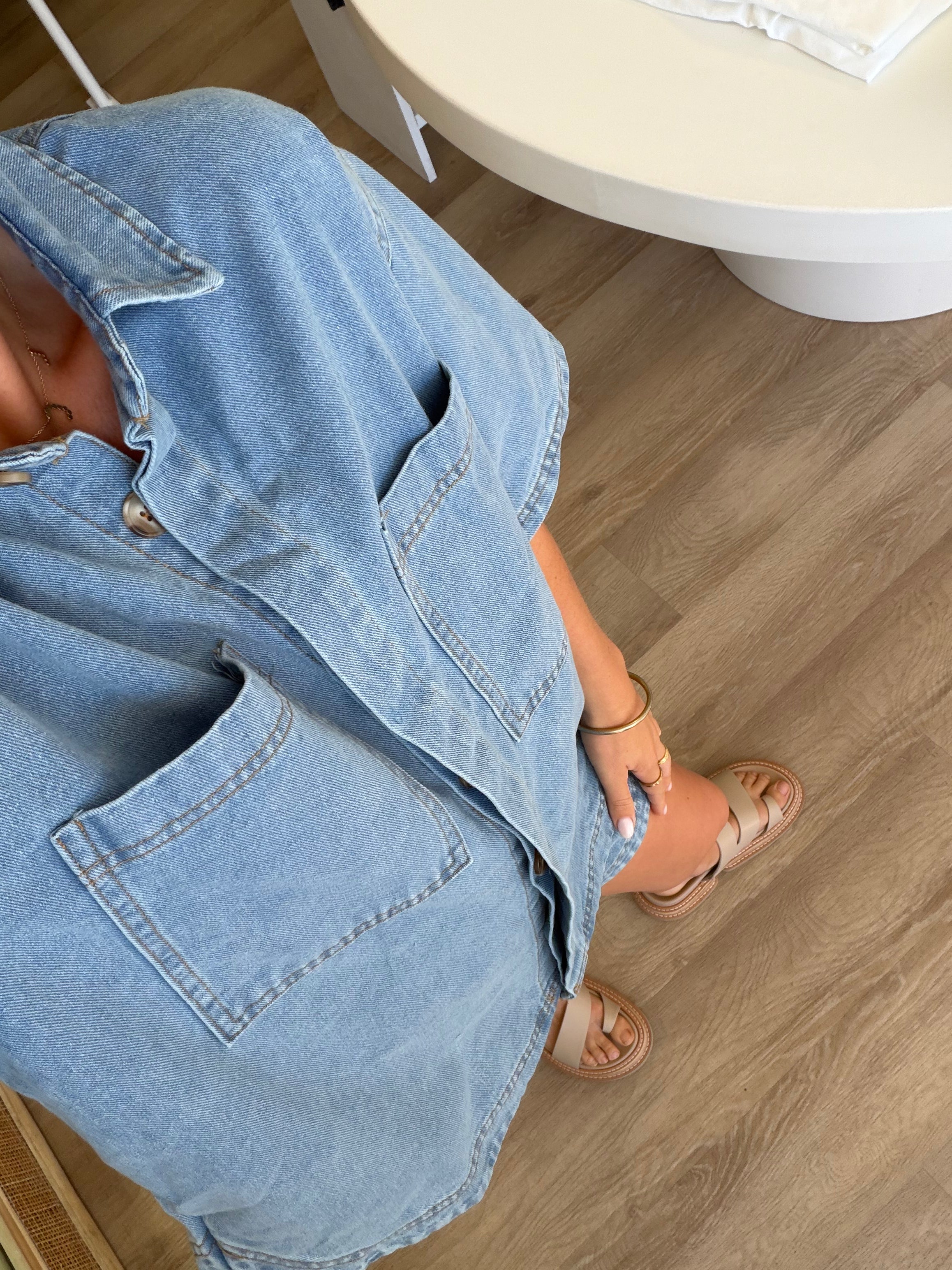 By Frankie Denim Set - Dark Blue