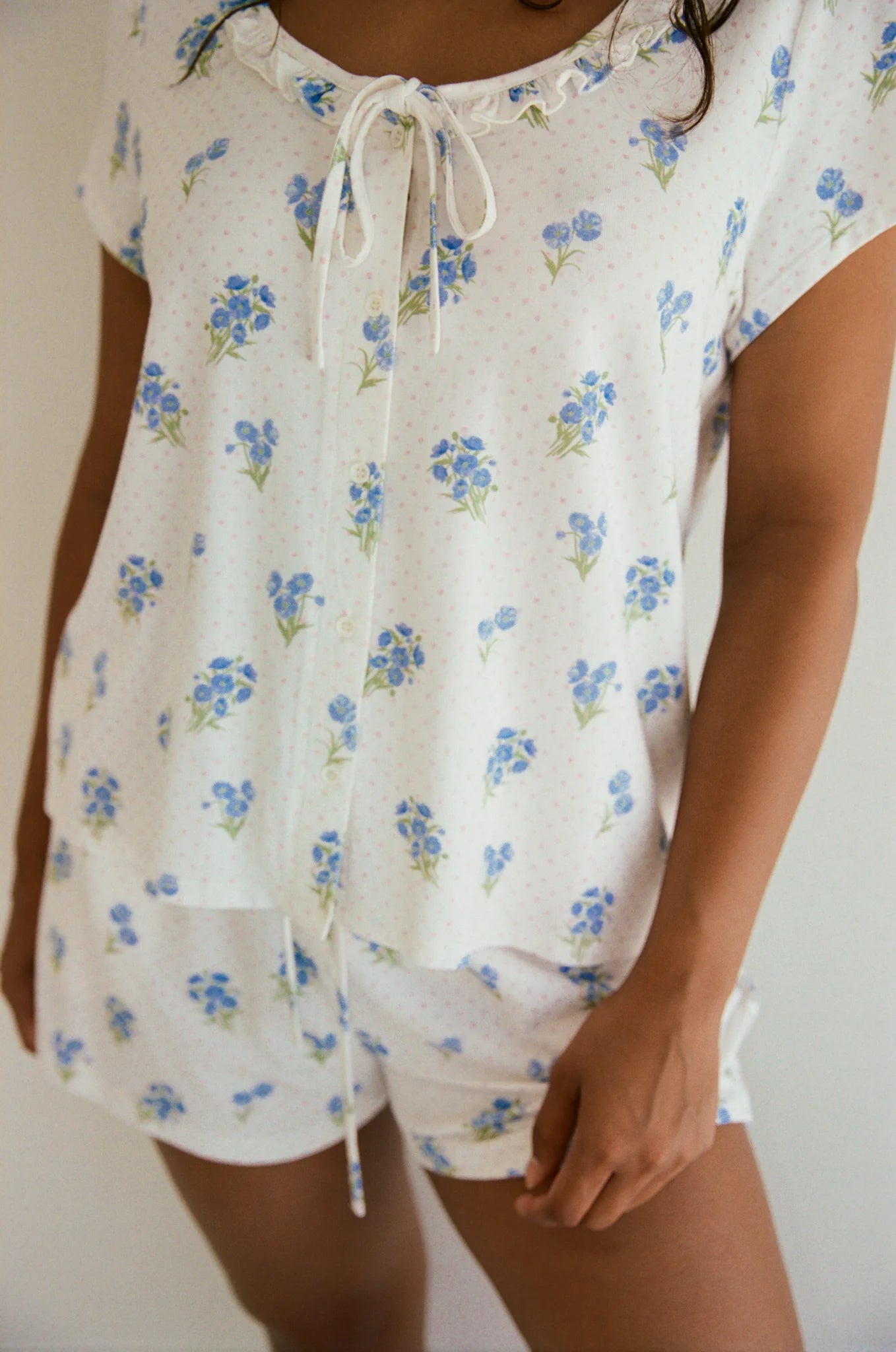 JUNI Delphine Pyjamas - Bluebell