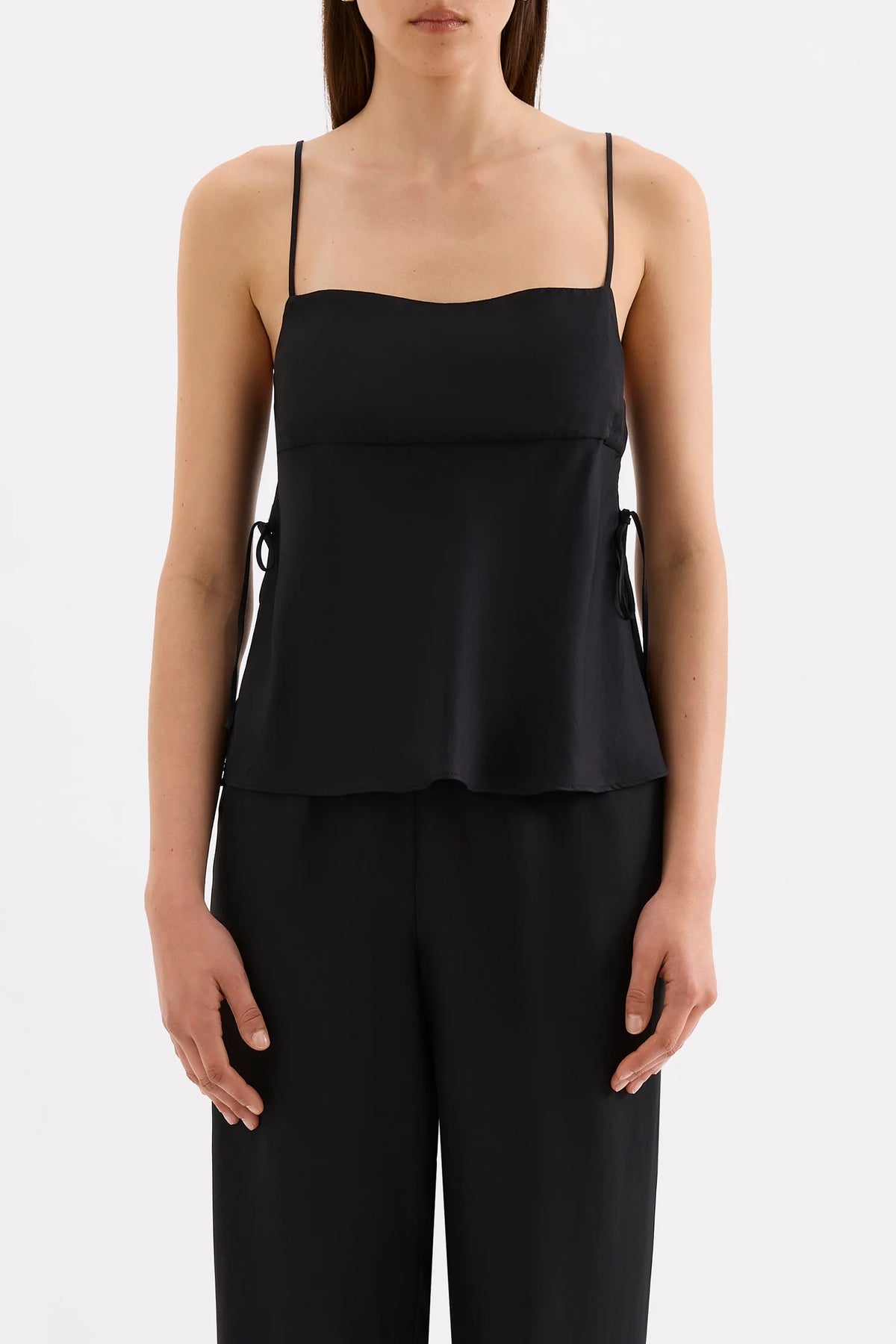 Nude Lucy Jaslynn Tencel Top - Black