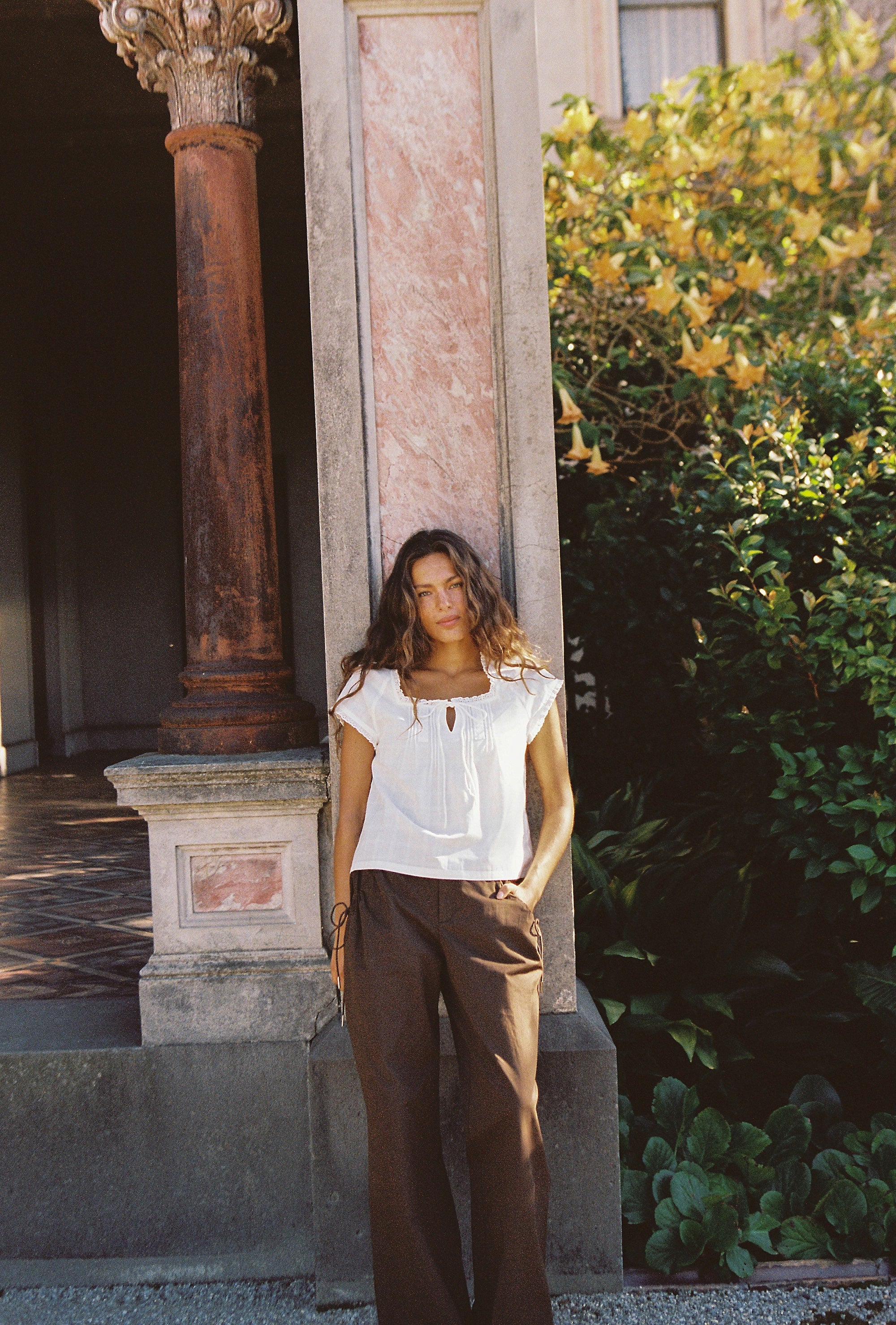 JUNI Amelia Blouse - Blanc