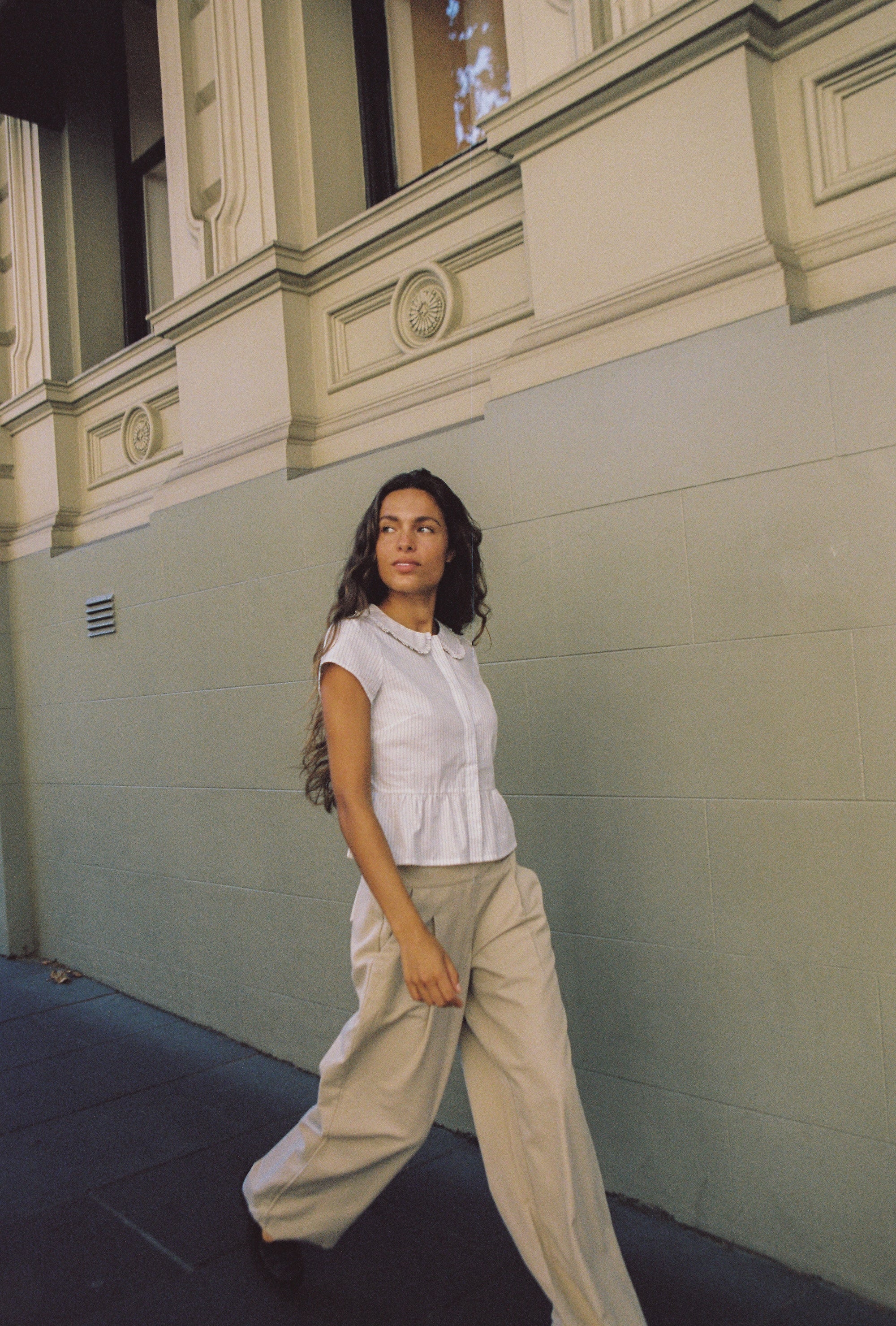 JUNI Emilie Blouse - Pinstripe