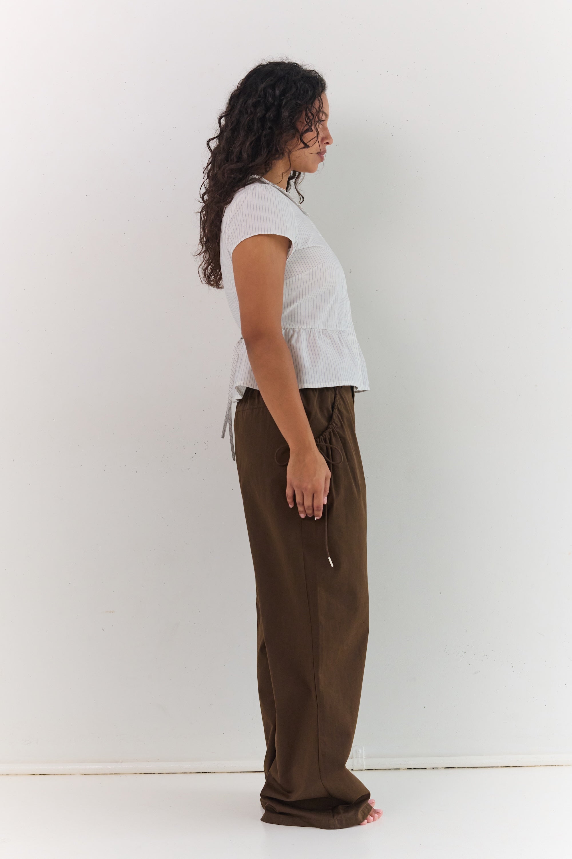 JUNI Emilie Blouse - Pinstripe