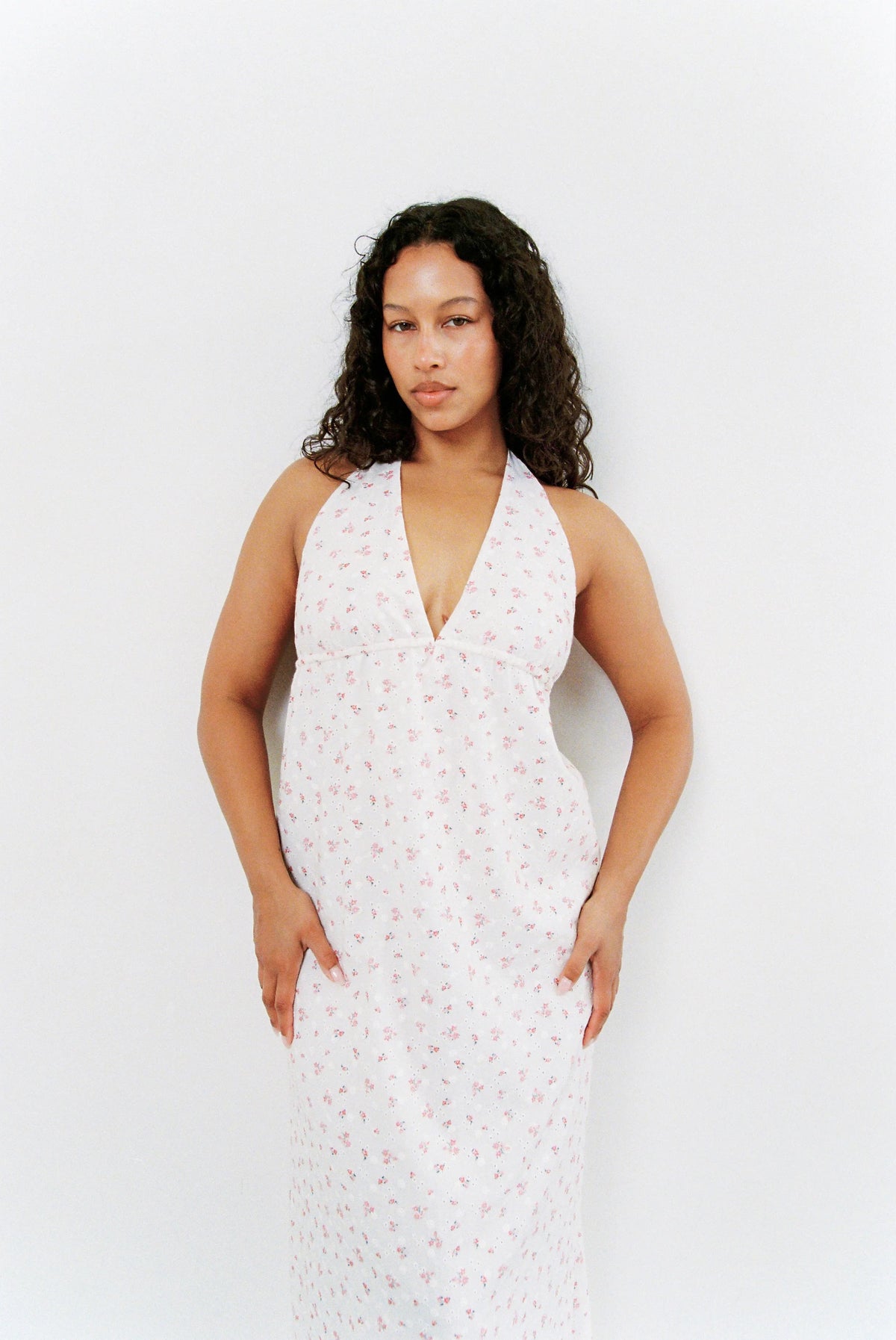 Juni Fleur Halter Dress - Blossom COMING SOON