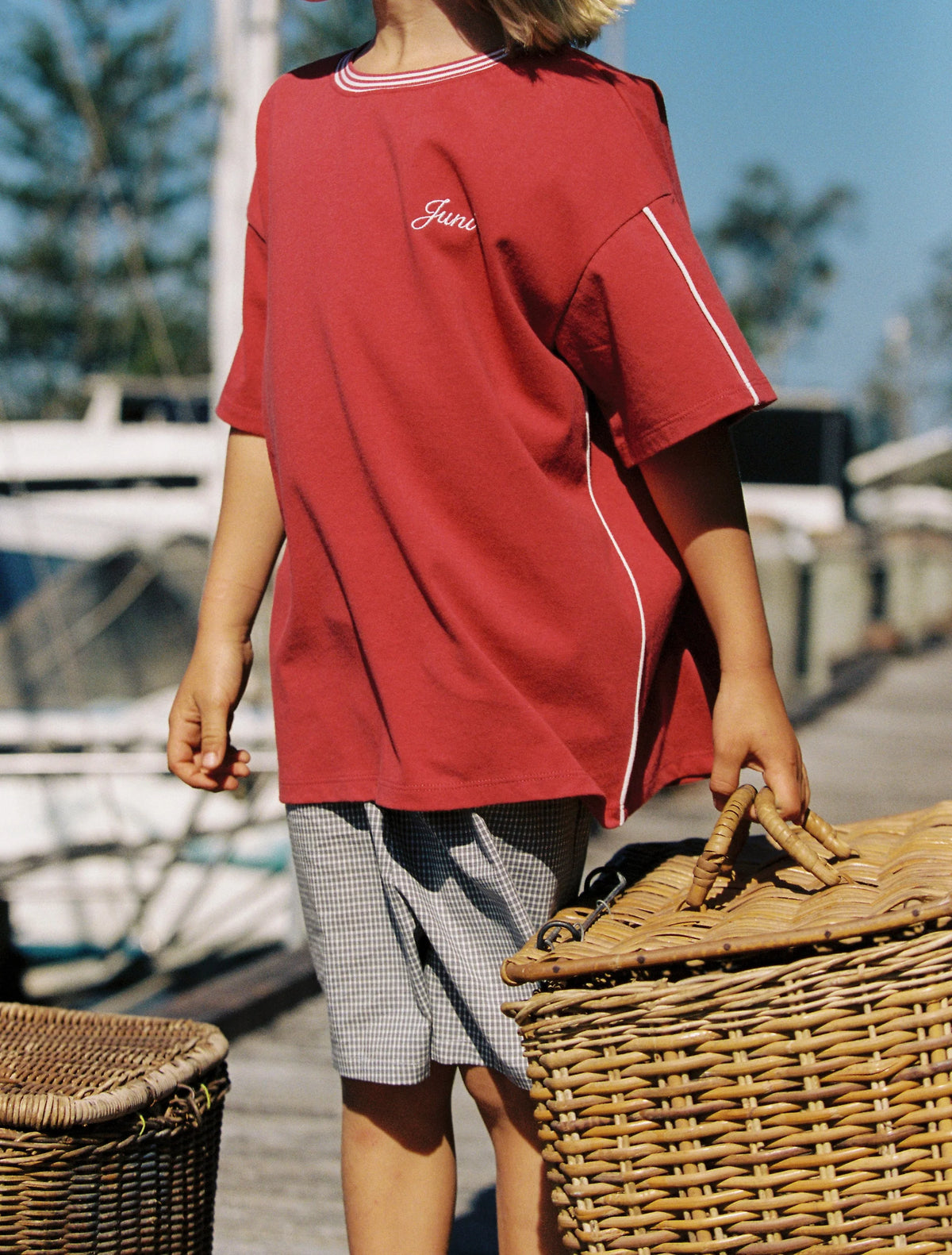 Juni JNR Austin Tee - Red COMING SOON