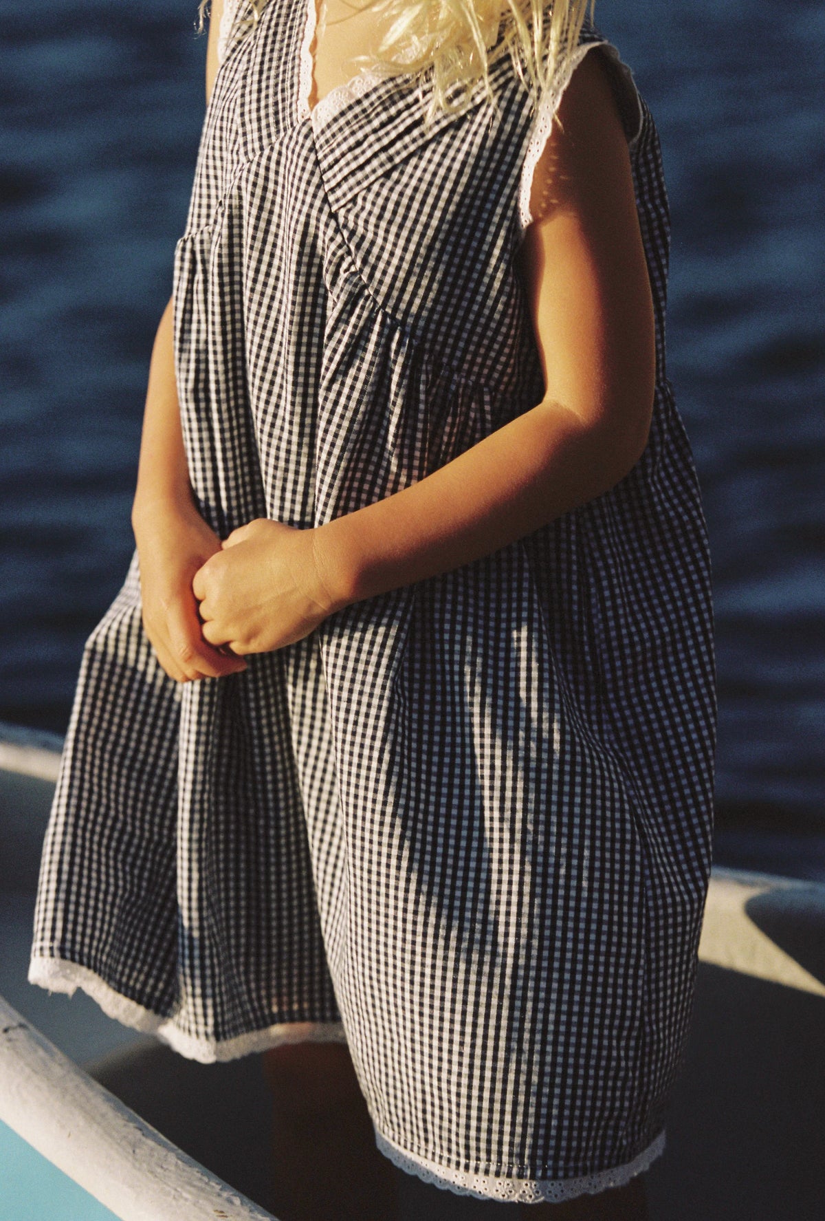 Juni JNR Hunter Dress - Midnight Check COMING SOON
