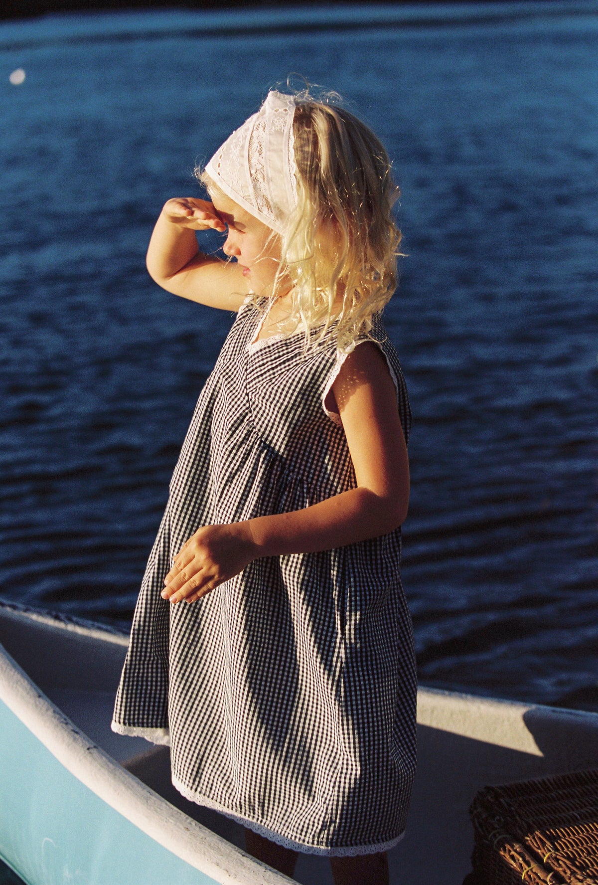 Juni JNR Hunter Dress - Midnight Check COMING SOON