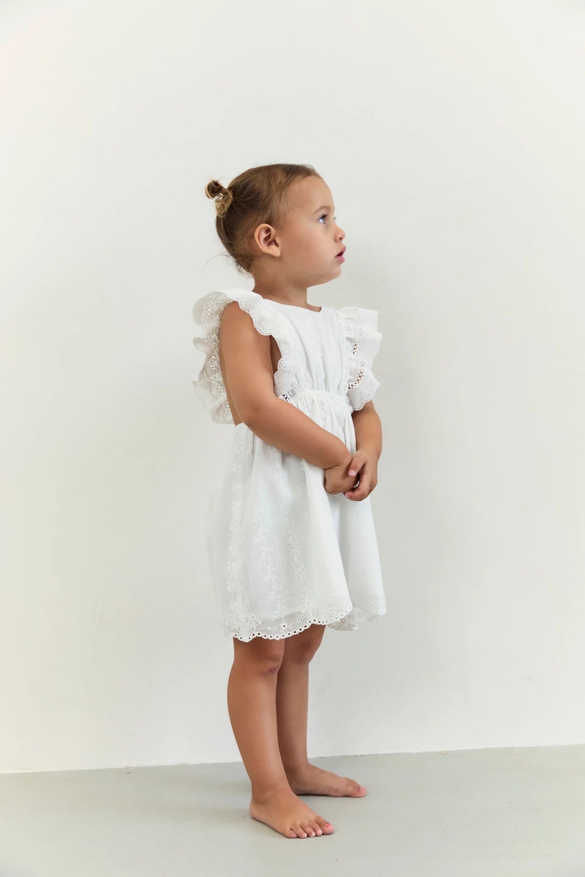 Juni JNR Rumi Dress - Blanc COMING SOON